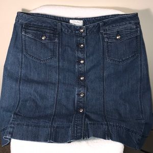 C.J. Banks denim skirt